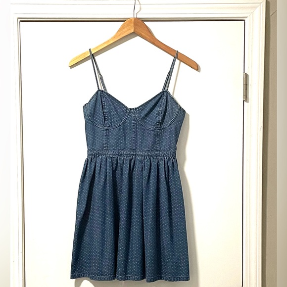 Free People Denim Bustier Dress - Picture 2 of 6